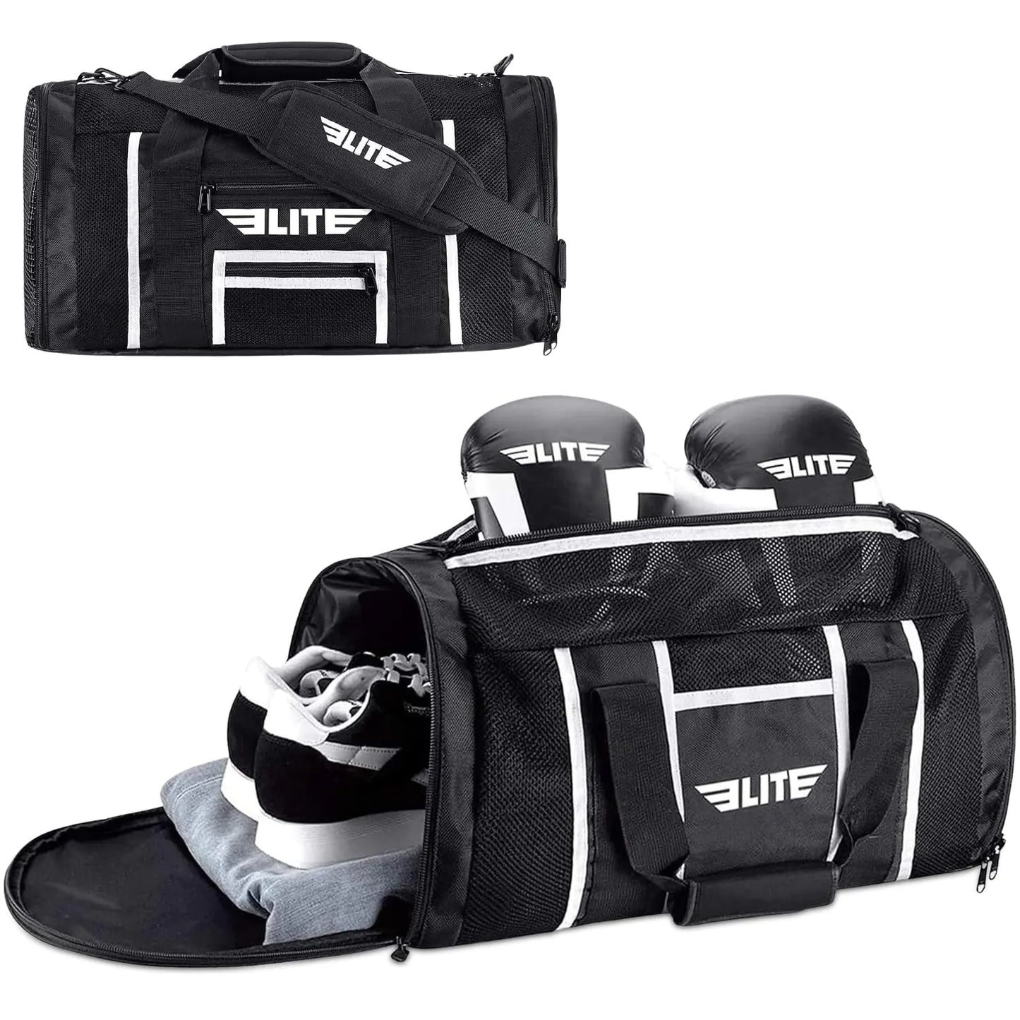 Elite Sports Boxing Gym Duffle Bag for MMA BJJ Jiu Jitsu gearDuffel Athletic Gym Boxing Bag - Imagem 1